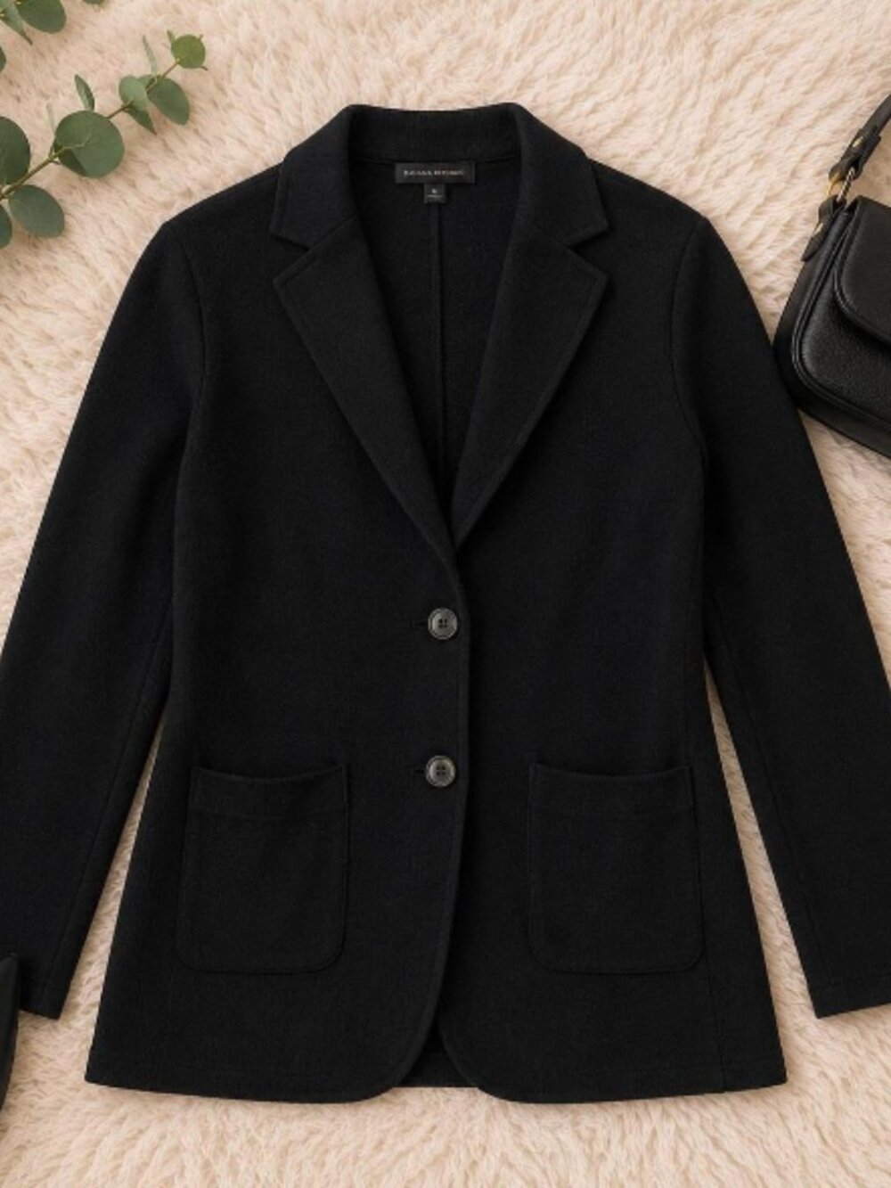 Banana Republic Milano Stitch Sweater Blazer Women's Size XS